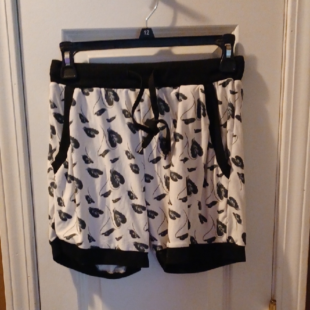 Stylish Black and White Women's Shorts